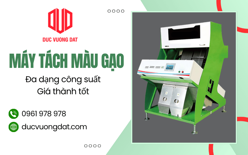 máy tách màu gạo