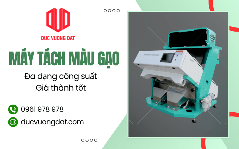 máy tách màu gạo