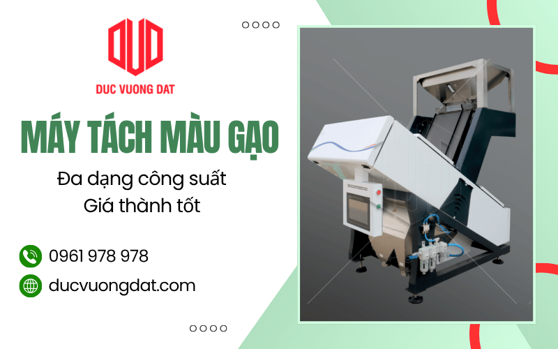 máy tách màu gạo