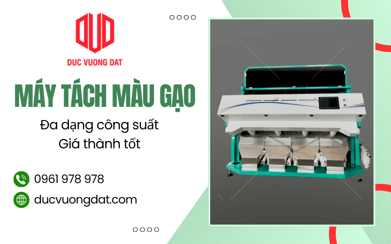 máy tách màu gạo