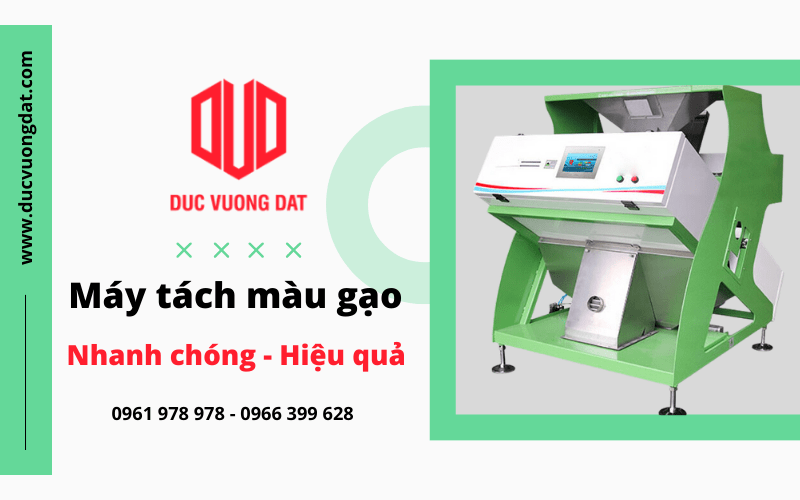 máy tách màu gạo