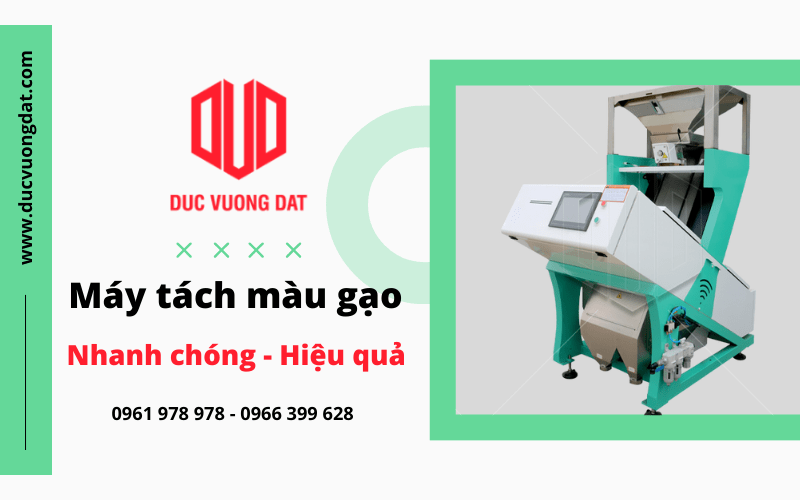 máy tách màu gạo